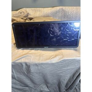 Large Digital LED Clock Red Display Temperature Date Week Time Multi Color Base